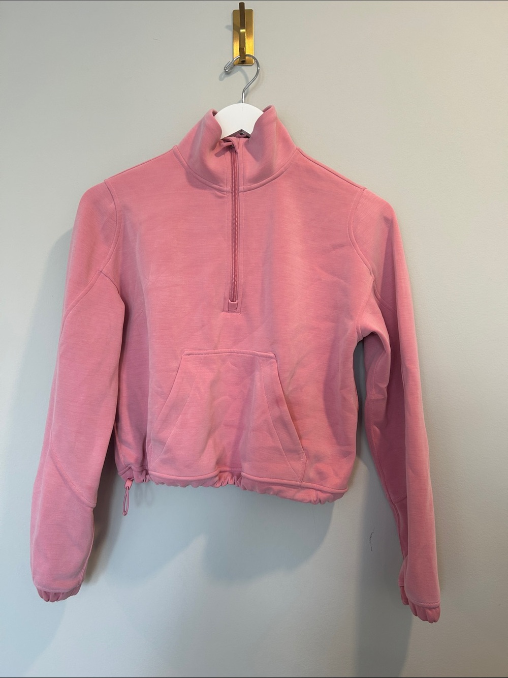 lululemon athletica Pink Half-Zip Drawcord Pullover